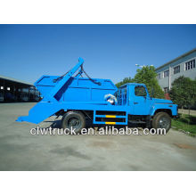 DFAC 6000L garbage truck,skip garbage truck with bins